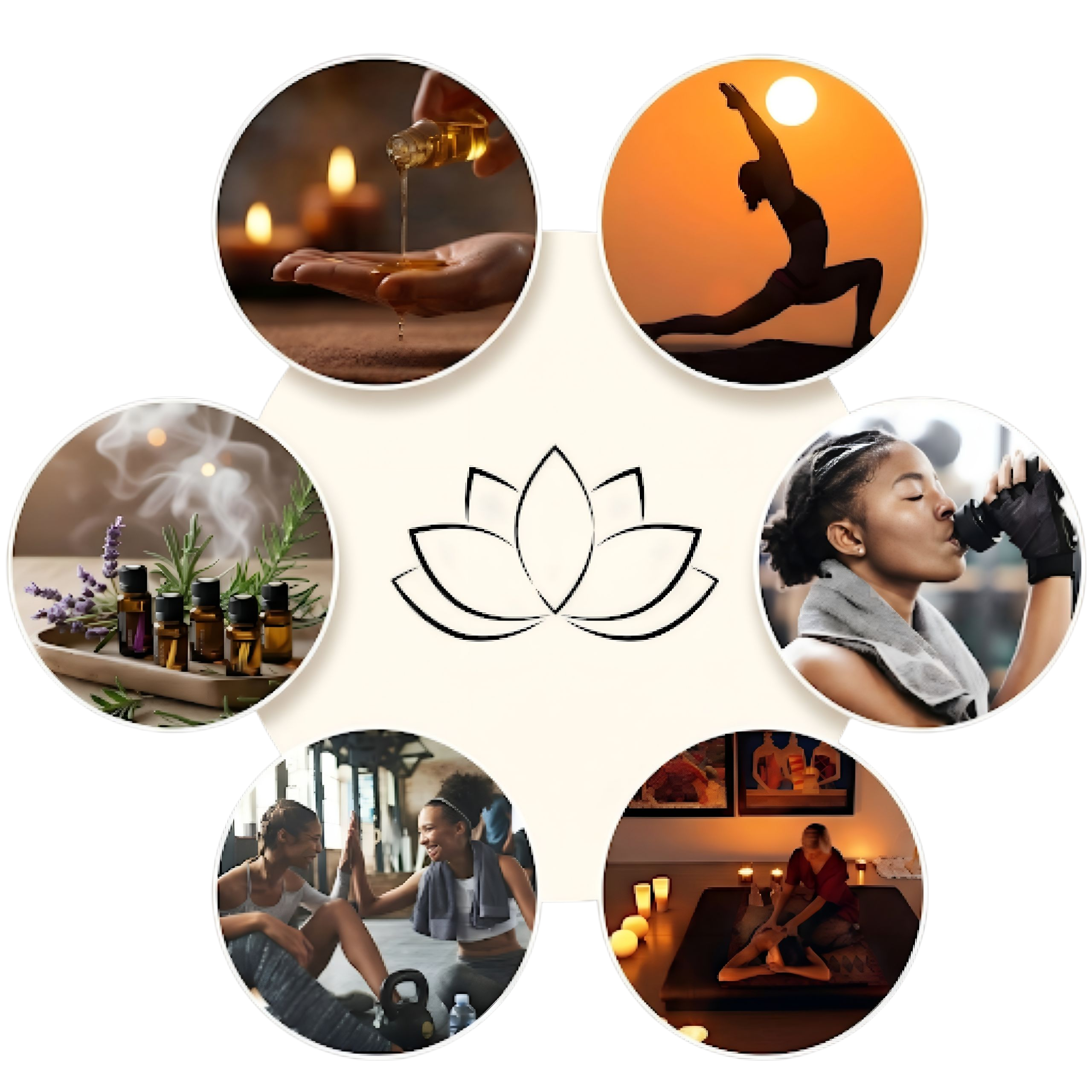 Gifted Fingers wellness collage